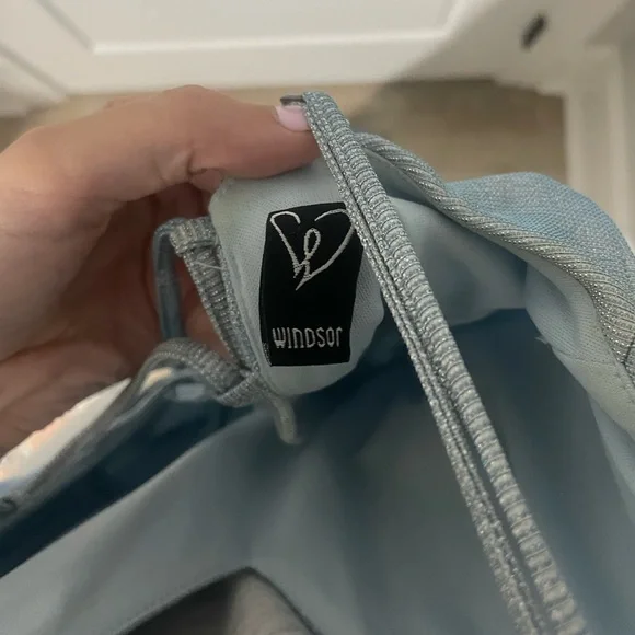 Light blue sparkle prom dress - Picture 6 of 9